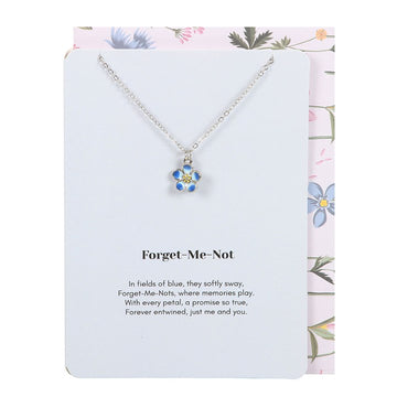 Forget Me Not Greetings Card