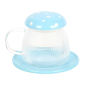 Glass Mushroom Mug