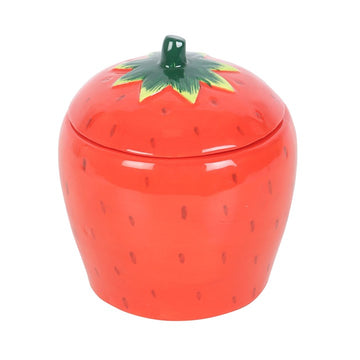Strawberry Candle Jar