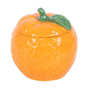 Orange Candle Jar